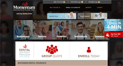 Desktop Screenshot of momentumplans.com